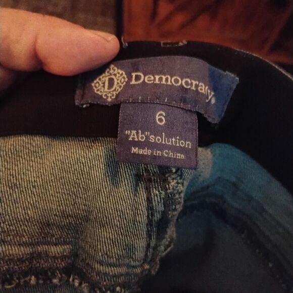 democracy high waisted blue denim shorts - Picture 6 of 6